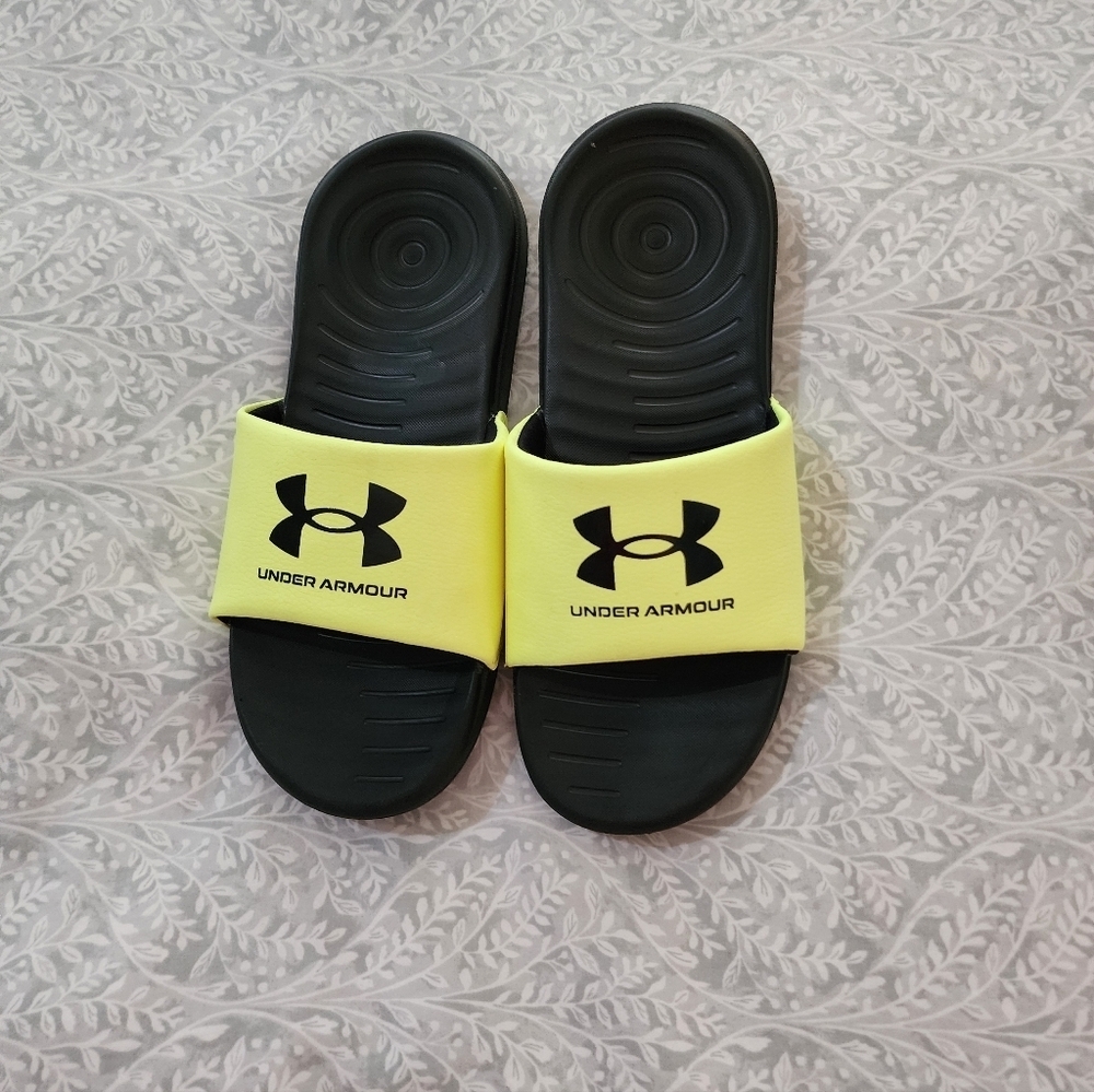 Under Armour Kids' Ansa Graphic Sandals, Size 6 Big Kids - Picture 7 of 9